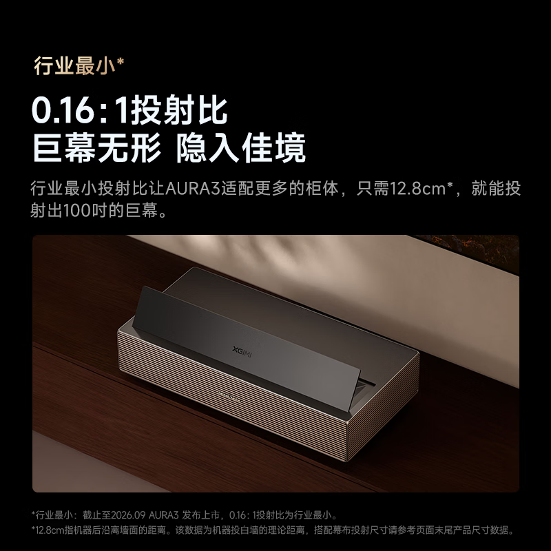 0.16:1投射比展示